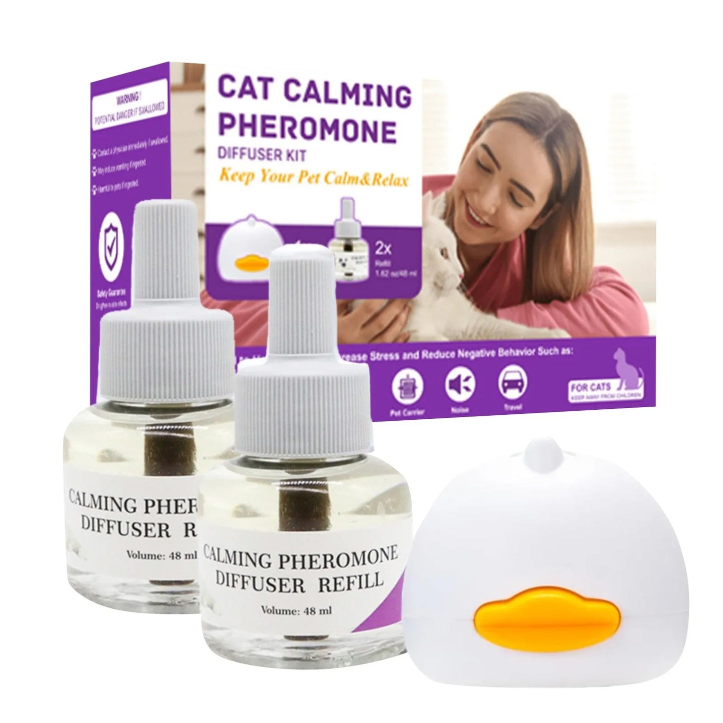 Calming Pheromone Diffuser for Dogs & Cats