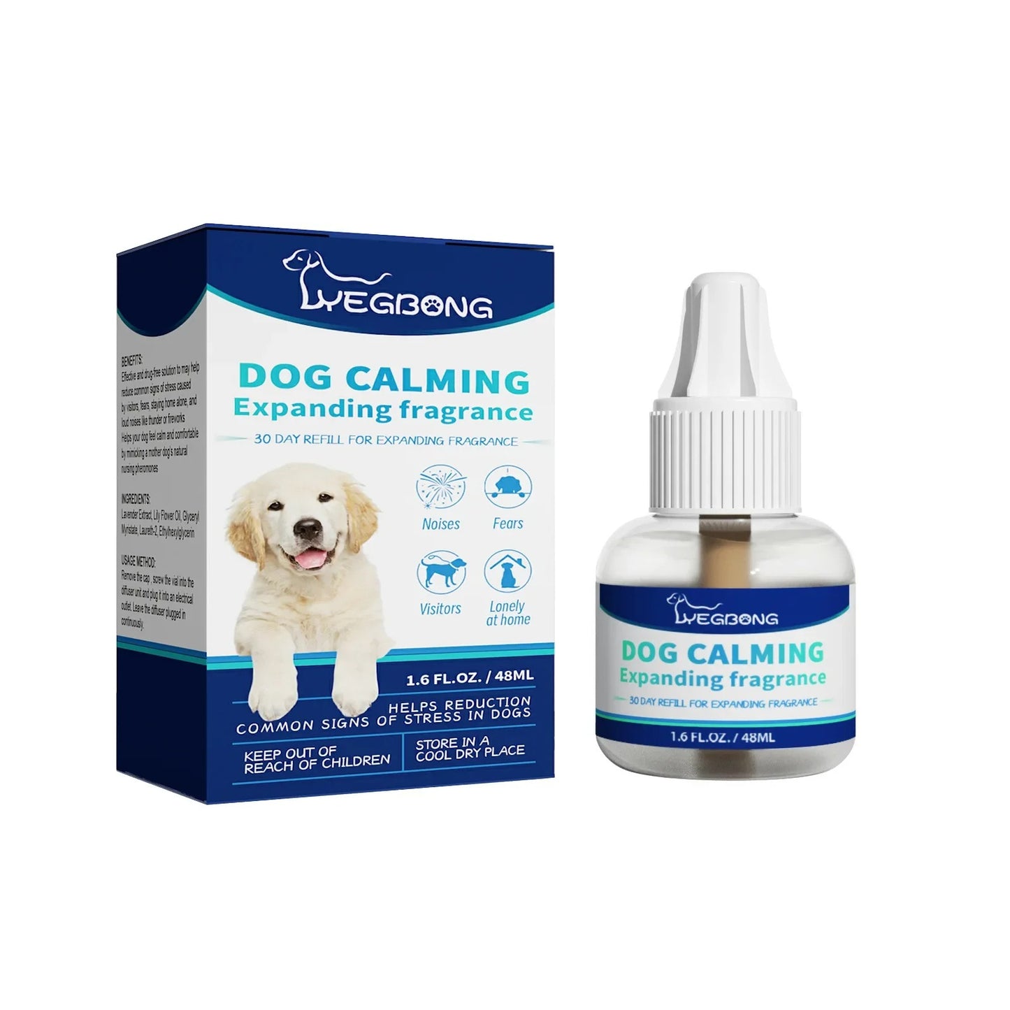 Calming Pheromone Diffuser Oil Refill for Dogs & Cats