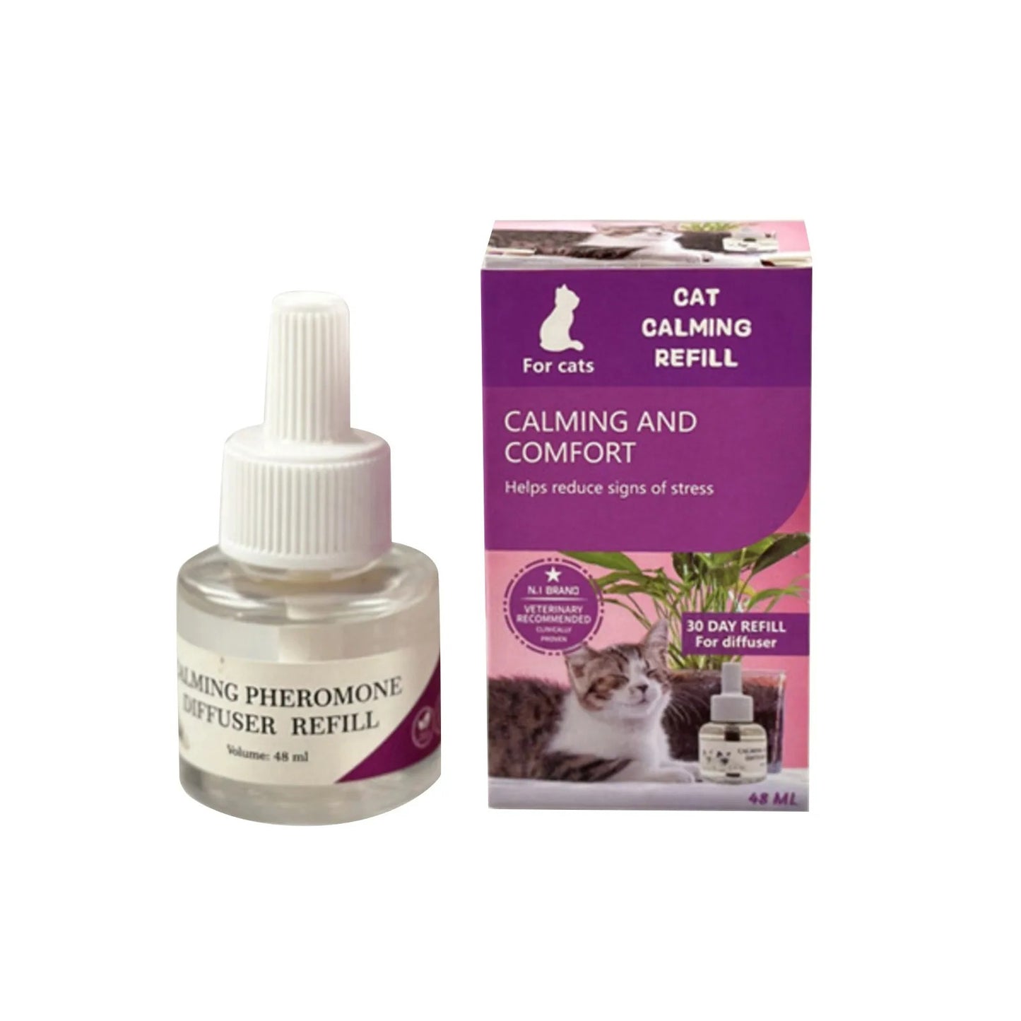 Calming Pheromone Diffuser Oil Refill for Dogs & Cats